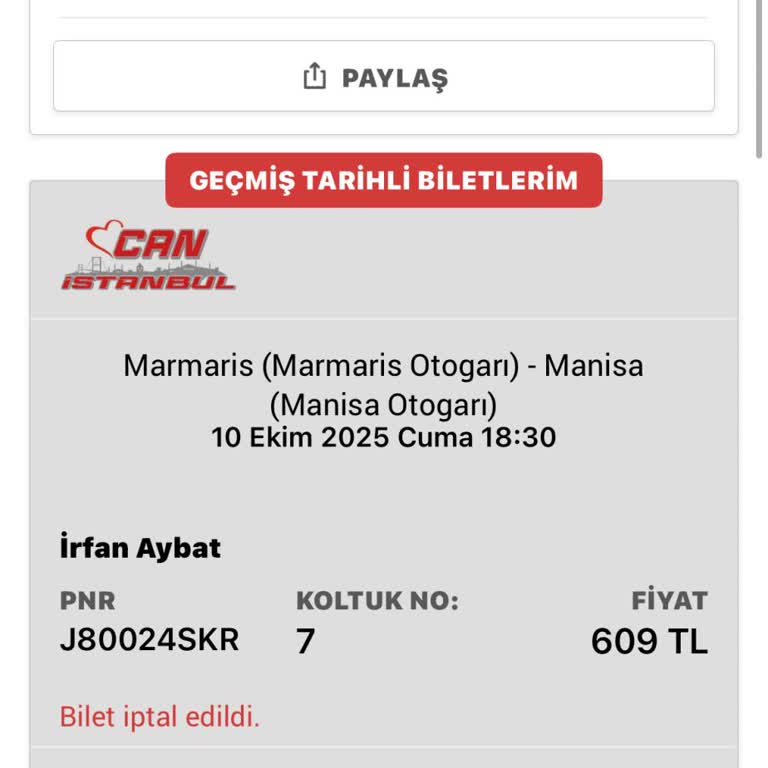 Otobüs Seferinin Son Dakika İptali Ve İlgisiz Müşteri Hizmetleri Mağduriyeti