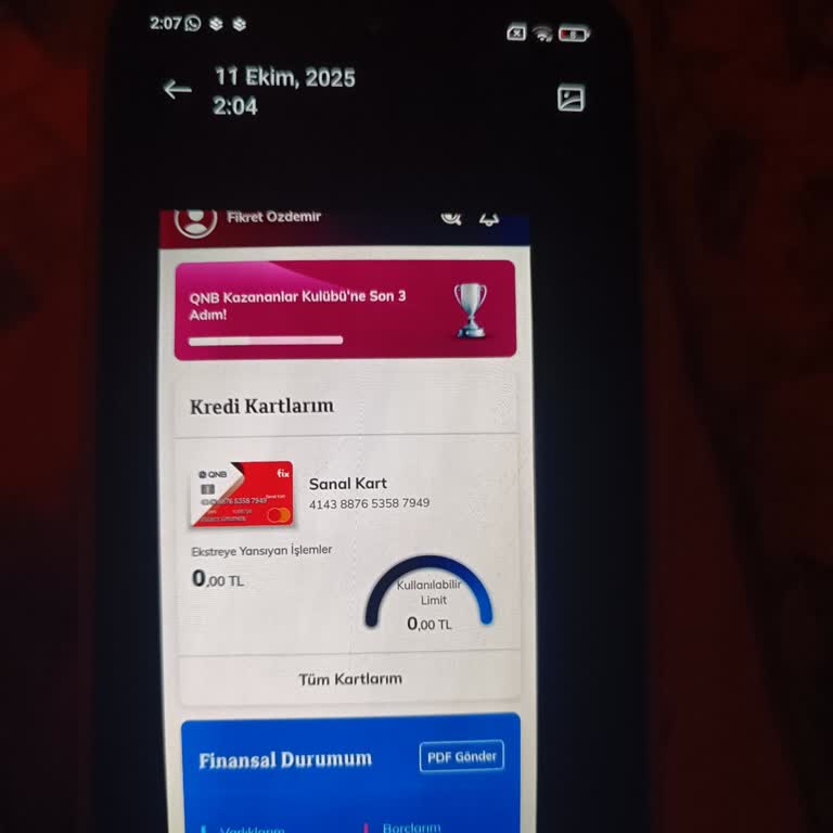 QNB Finansbank Fox Kartım Açık Olmasına Rağmen İşlem Yapamıyorum Mağduriyetim Giderilmiyor
