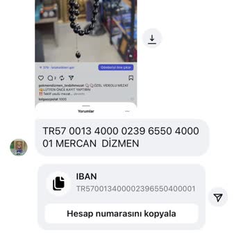 Ödemesini Yaptığım Tesbihler Teslim Edilmedi, İletişim Sağlanamıyor