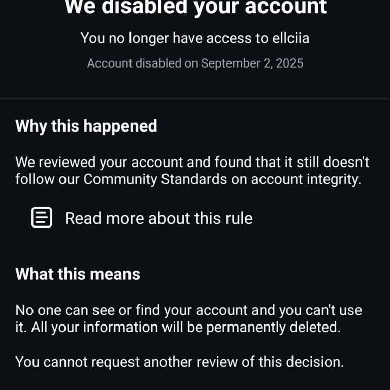 Instagram Hesabım Haksız Yere Kalıcı Olarak Kapatıldı, Mağdur Oldum