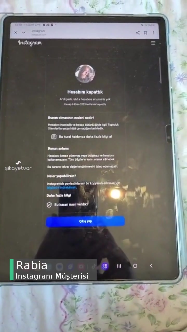 Instagram Hesabım Kapatıldı videonun kapak resmi