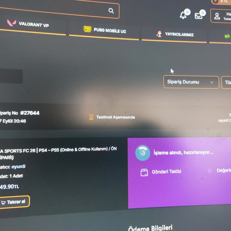 Sipariş Edilen Oyun Teslim Edilmedi, Sürekli Oyalandım