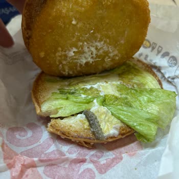 Burger King Tırtıllı Hamburger