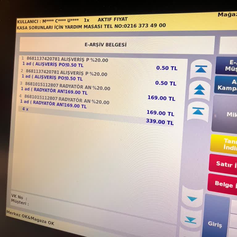 Raftaki Fiyat İle Kasadaki Fiyat Farkı Ve Satışın Reddedilmesi