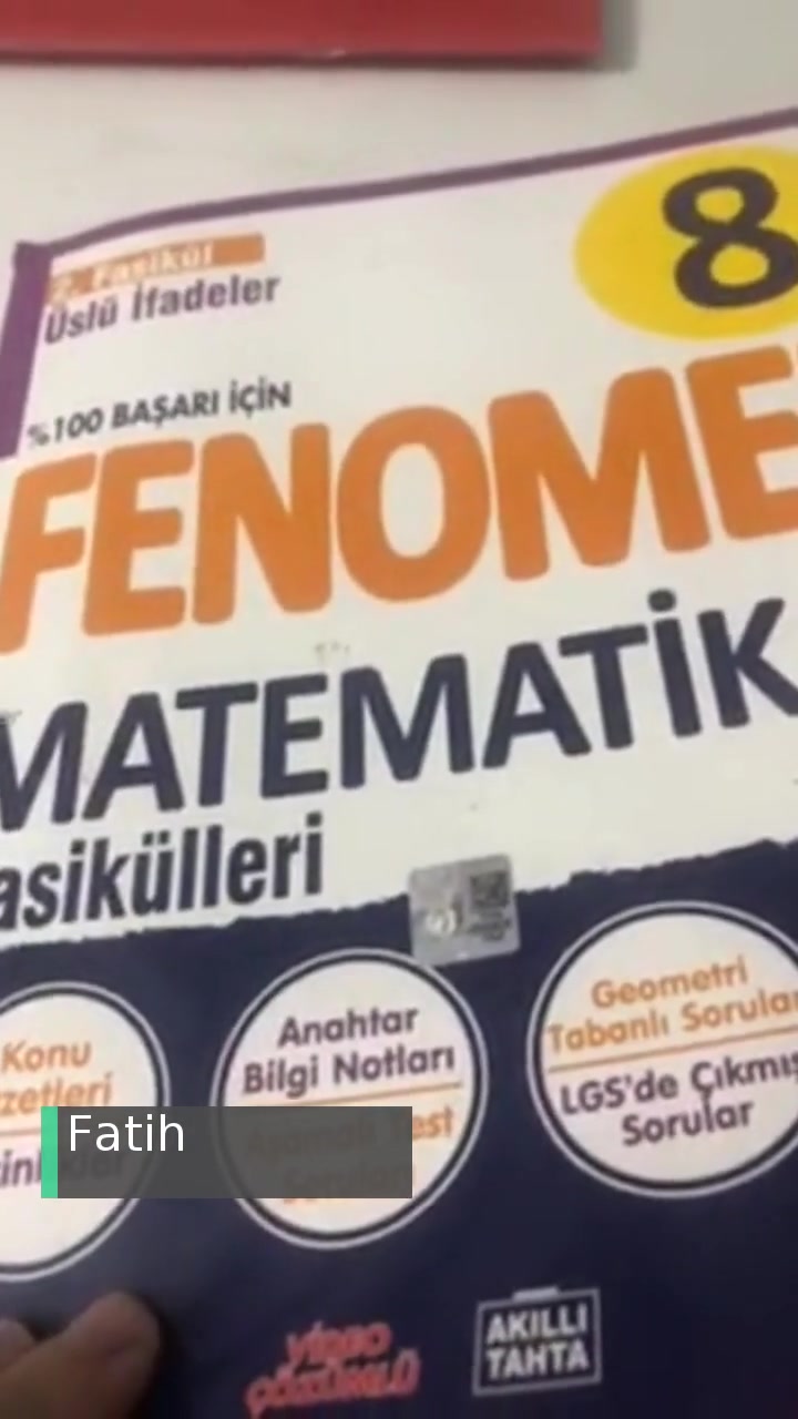 Fenomen Okul Yayınları Sorular Tekrardan Yenileniyor videonun kapak resmi