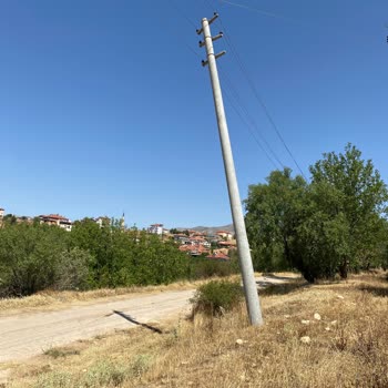 Yatık Elektrik Direkleri Acil Müdahale Bekliyor: 4 Aydır Çözüm Sağlanmadı