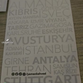 Yemen Kahvesi Mendillerinizde Neden Düzce Yok?