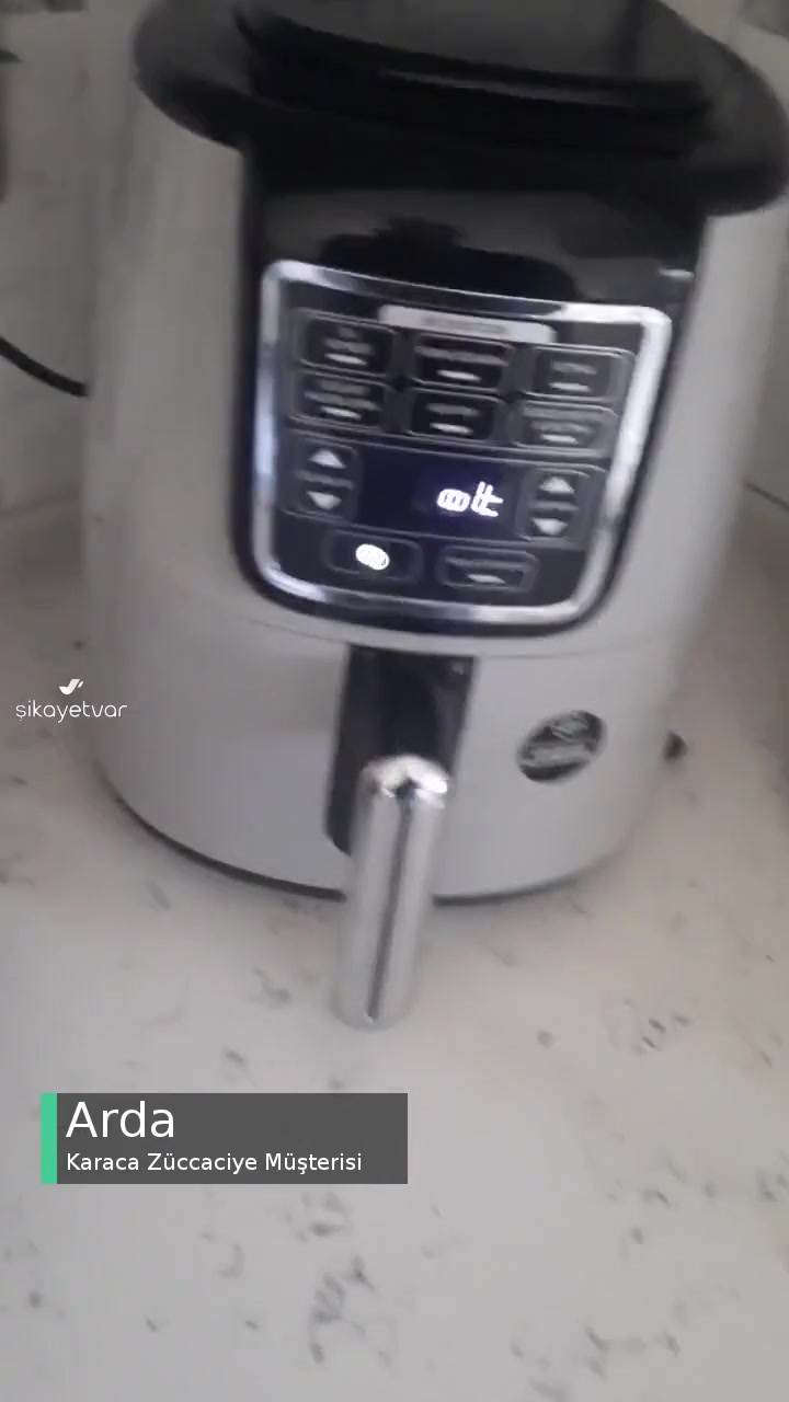 Karaca Konuşan Airfryer Çalışmıyor! videonun kapak resmi