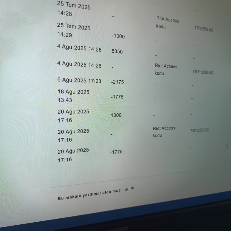 Geçersiz Valorant VP Kodu Ve İletişimsizlik Mağduriyeti
