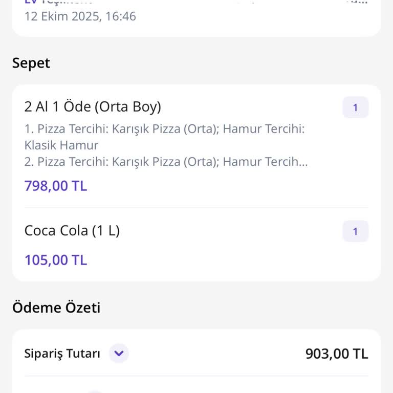 GetirYemek Sipariş İptalinde Mağduriyet Ve Ücret İadesi Sorunu