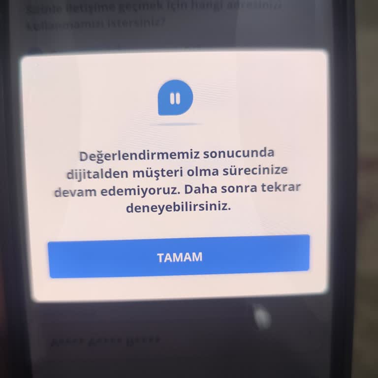 Denizbank Defalarca Denememe Rağmen Dijital Müşteri Olamıyorum, Çözüm Sunulmuyor