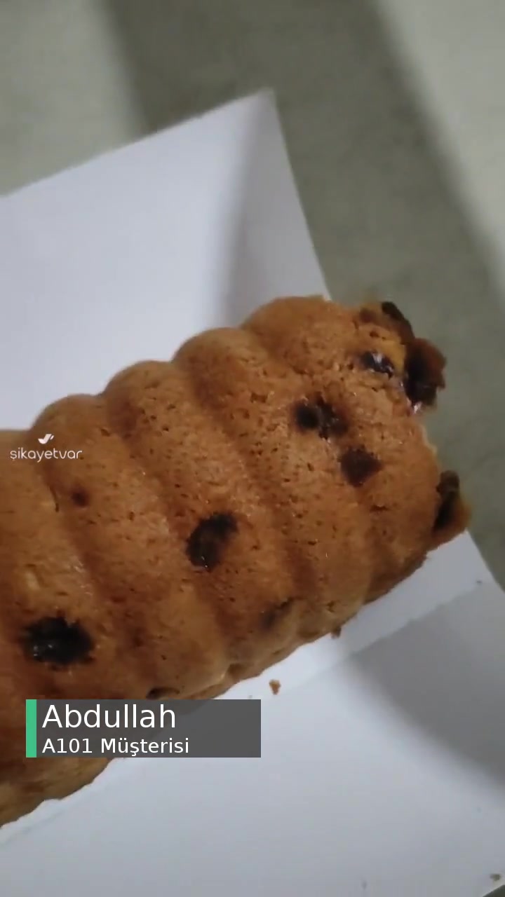 A101 Kekspir 220g Kek Ambalaj İçerisinde Isırılmış Gibi! videonun kapak resmi