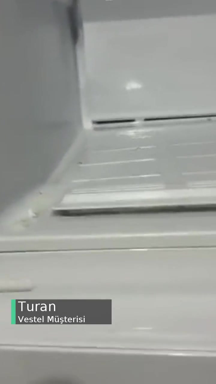 Buzlukta Şişme Parça Tırnaklarını Kırmış Vestel Yetkililerinden Çözüm! videonun kapak resmi