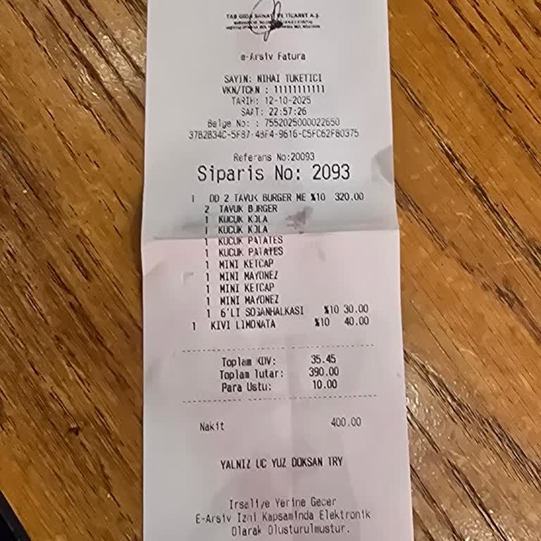 Yemekte Saç Ve Hijyen Sorunu Yaşadım