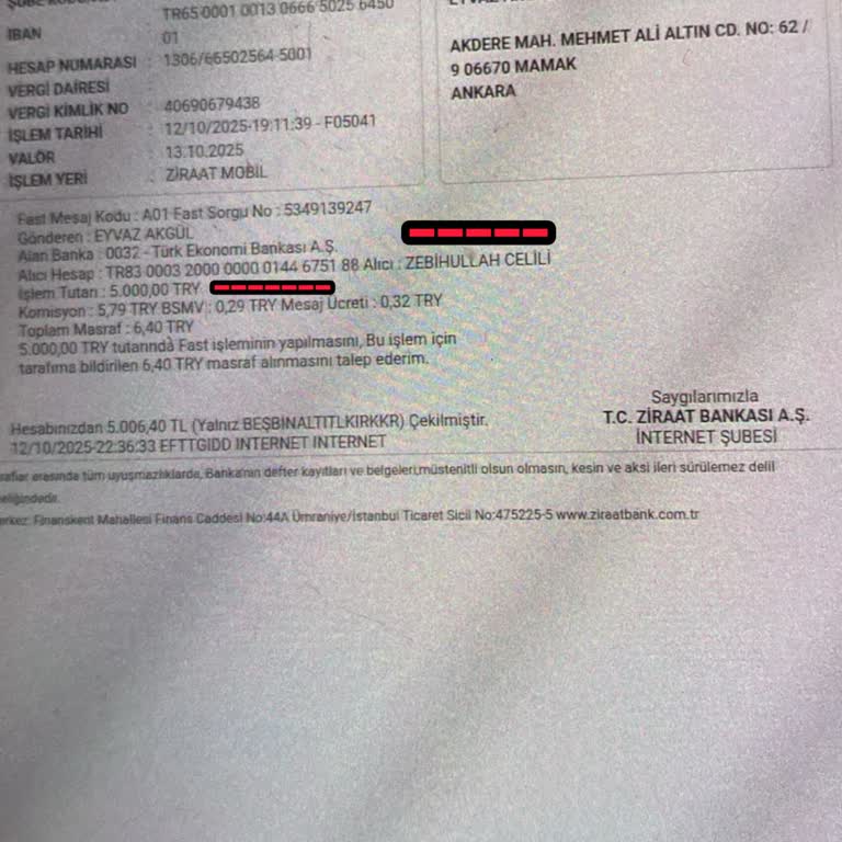 FAST İle Gönderilen Para TEB Hesabına Ulaşmadı, Acil Çözüm Bekliyorum