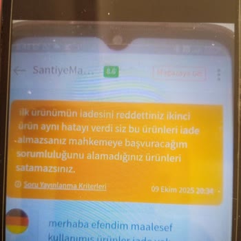 Aldığım İki Motorlu Testere İlk Kullanımda Bozuldu, Ücret İadesi Yapılmadı