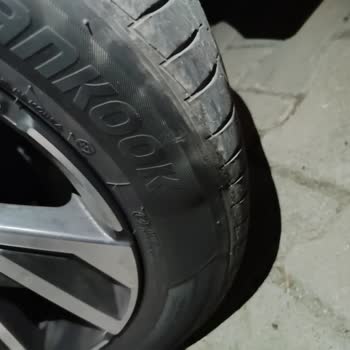 Hyundai i20 Hankook Kinergy 2 K435: Переднее левое колесо вздулось, прошу гарантийную замену