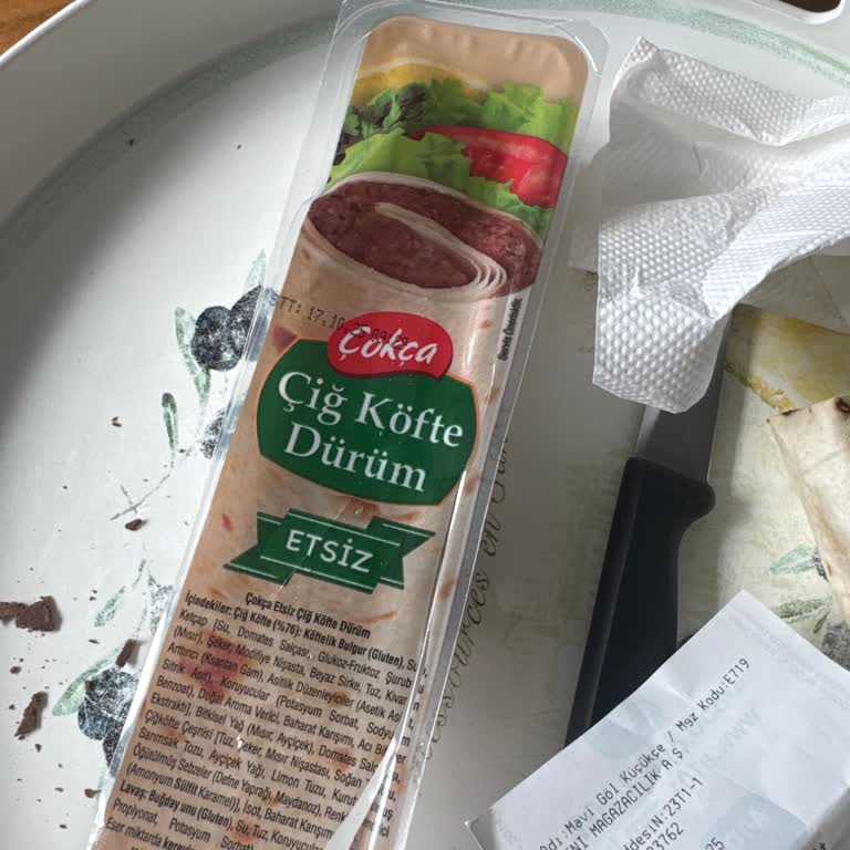 Tarihi Geçmemiş Çiğ Köfte Dürümde Kötü Tat Ve Kalite Sorunu