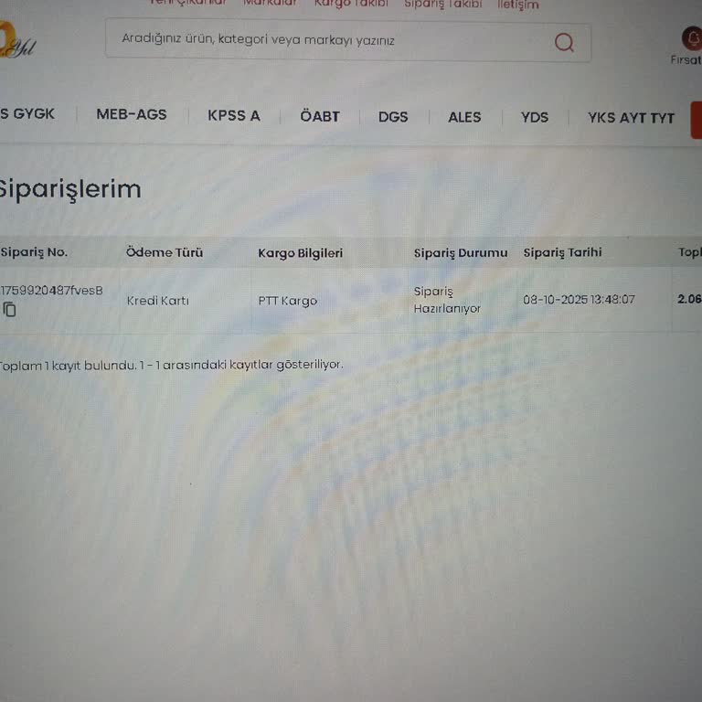 Sipariş İptali Sonrası İade Ve İletişim Mağduriyeti Yaşadım