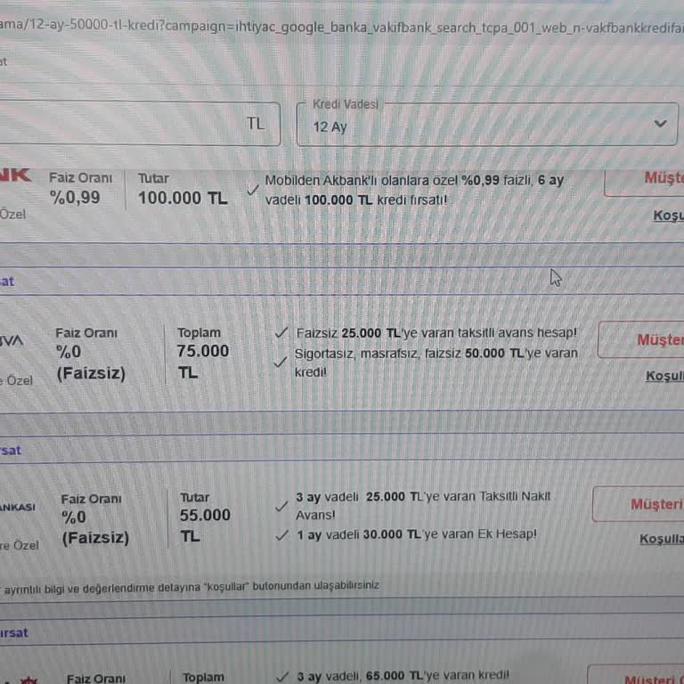 Faizsiz Kredi Kampanyasında Yanıltıcı Bilgilendirme Ve Destek Sorunu