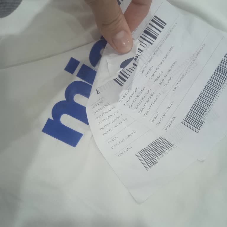 İnceleme Sonrası Ürünlerde Yapışkan Kalıntısı Sorunu Hakkında Talep