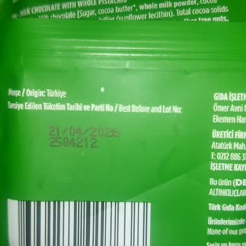 Kahve Dünyası Fıstıklı Kare Çikolata Beklenmedik Değişiklik Ve Bozulma Sorunu