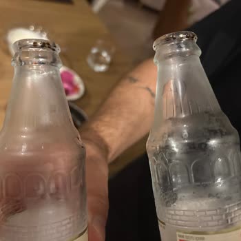 Beyoğlu Gazoz Şişelerinde Lekeler Nedeniyle Tüketim Endişesi