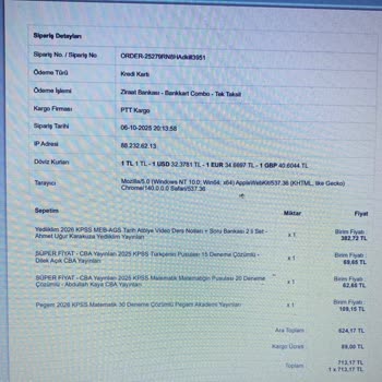 Sipariş Takibi Yapamıyor, Bilgilendirme Ve Destek Alamıyorum