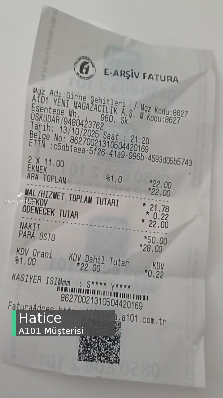 A101 Saatinden Önce Mağazanın Kapatılması videonun kapak resmi