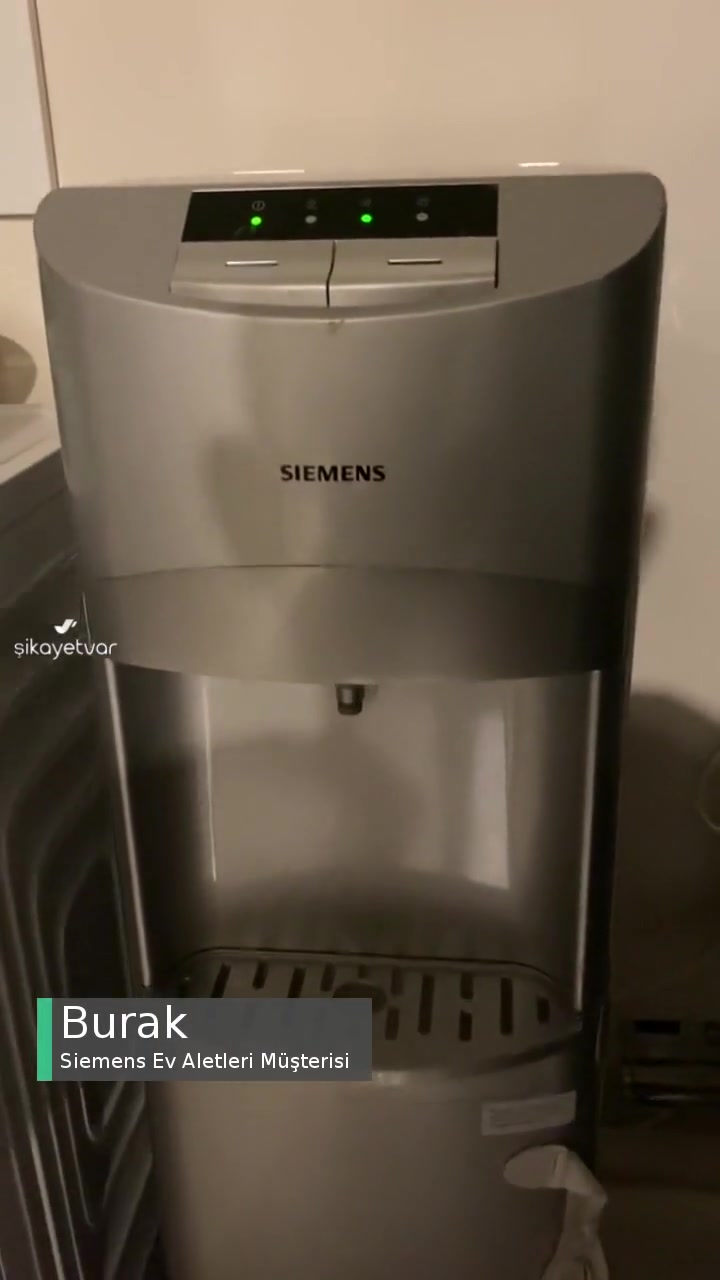 Siemens Dw15701 Su Sebili Soğuk Su (Sağ Taraf) Düğmesi Çalışmıyor! videonun kapak resmi