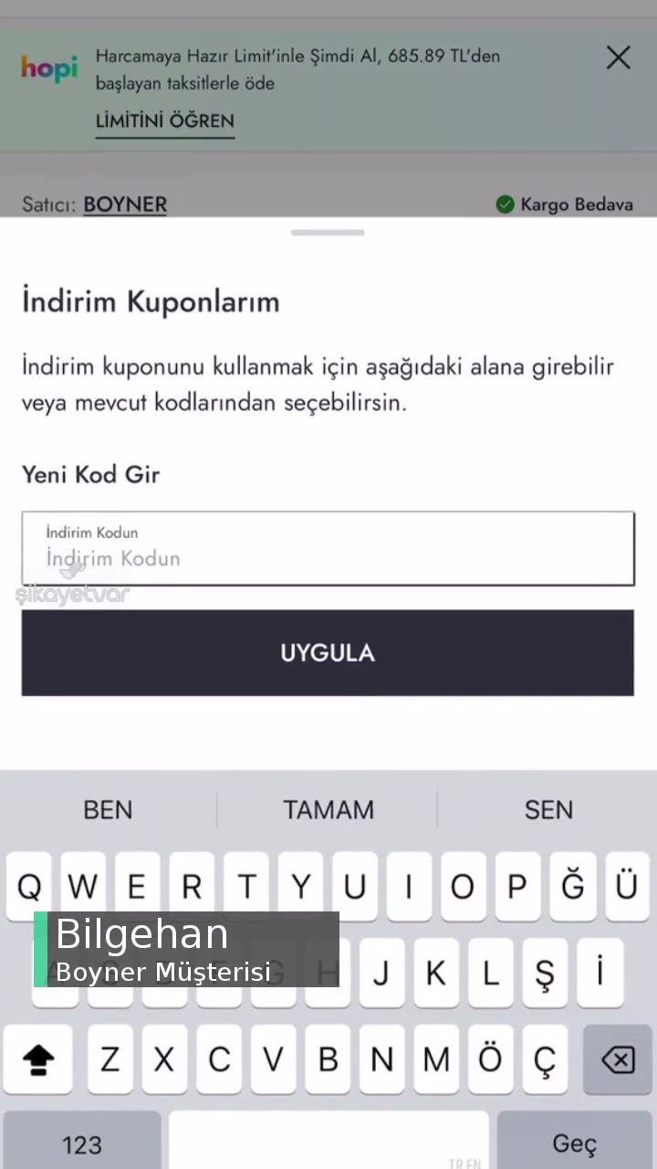 Boyner İndirim Uygulanıyor Diyor Uygulanmıyor videonun kapak resmi