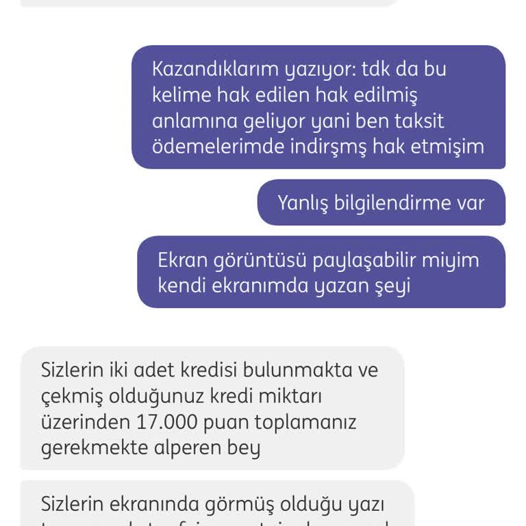 Kampanya Kredi İndirimi Hesabıma Yatırılmadı Ve Çözüm Sunulmadı