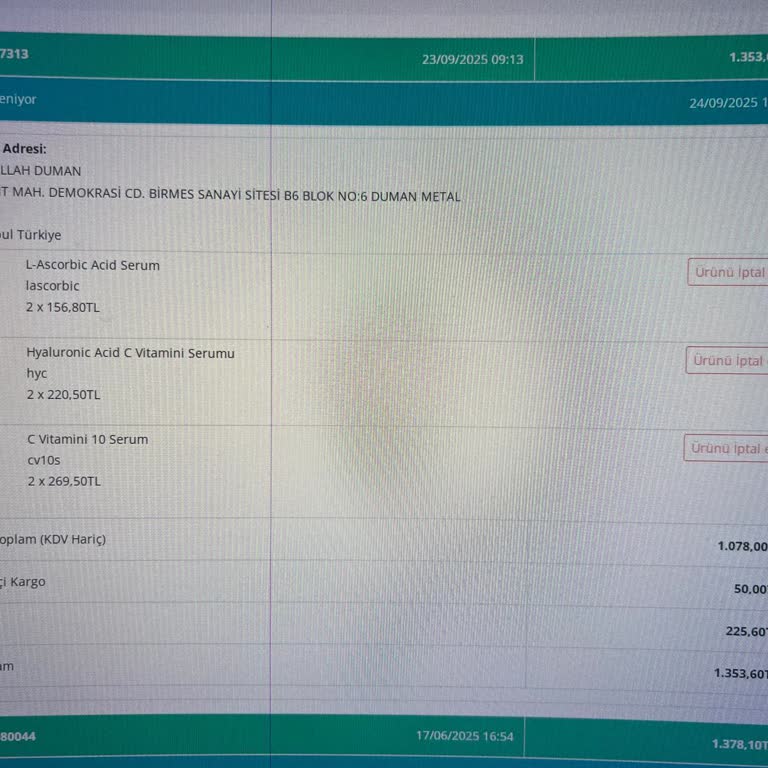 Sipariş Teslim Edilmedi Firma İletişime Geçmiyor