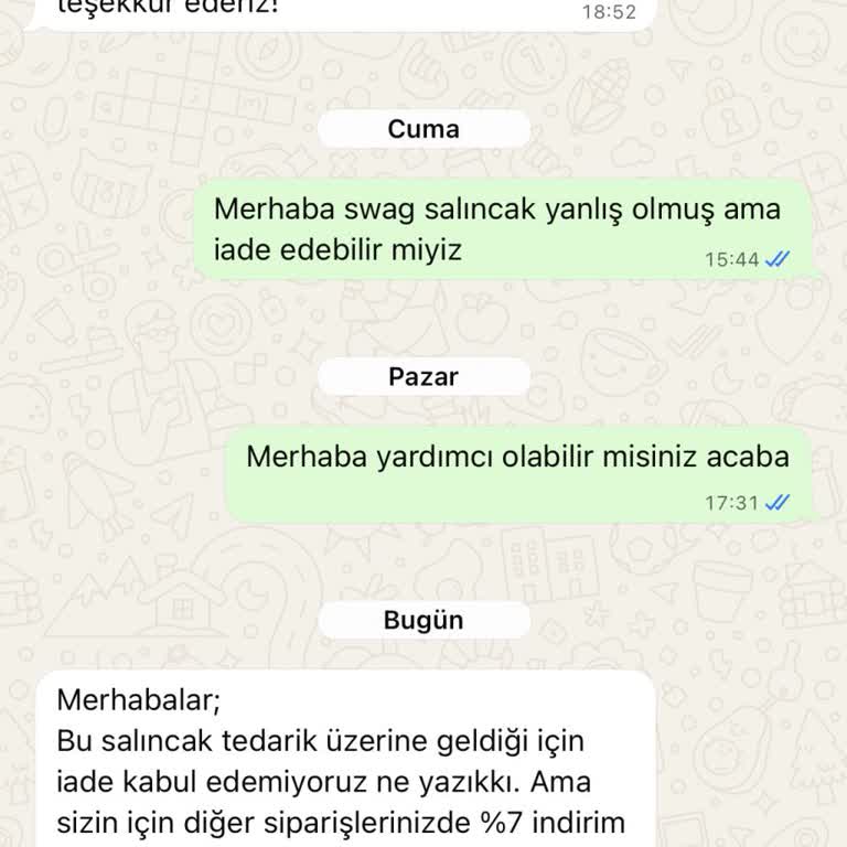 İade Talebim Haksız Yere Reddedildi