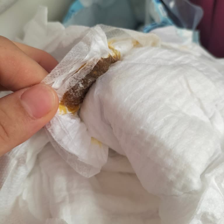 Bebek Bezinde Çıkan Yapışkan Madde Çocuğumun Sağlığını Tehdit Ediyor