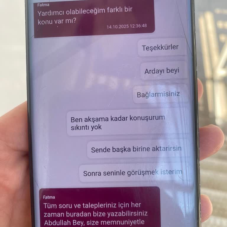 Canlı Destek Hizmetinde İletişimsizlik Ve Yetersiz Bilgilendirme