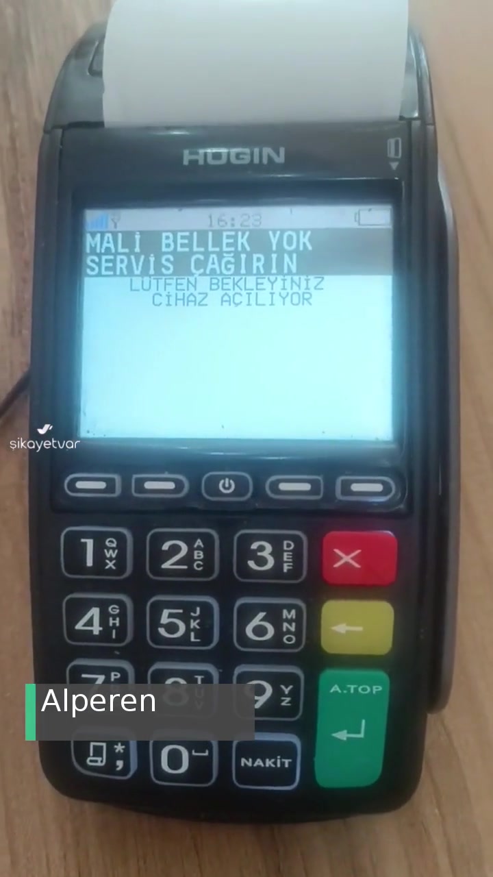 Hugin Ödeme Sistemleri Mali Bellek Yok! videonun kapak resmi