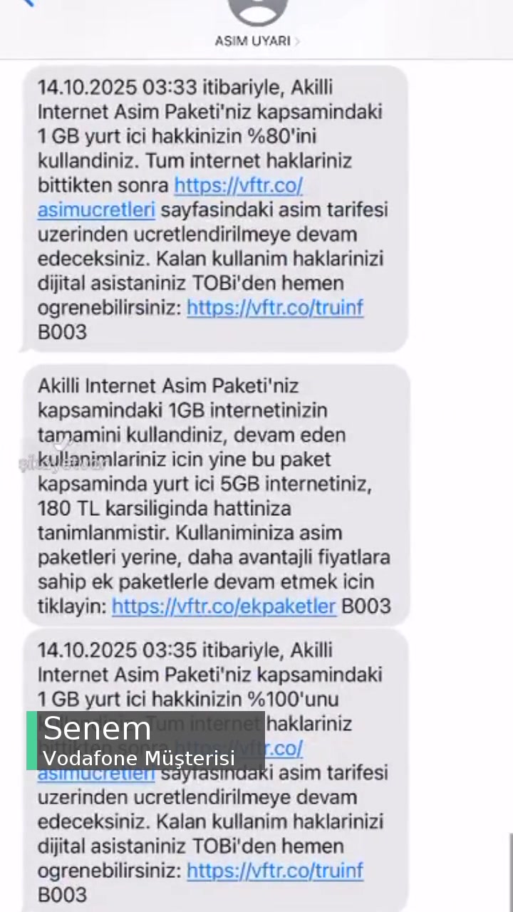 Benim İznim Dışında Vodafone Hatlı Telefonuma Eklenen İnternet Ek Paket! videonun kapak resmi