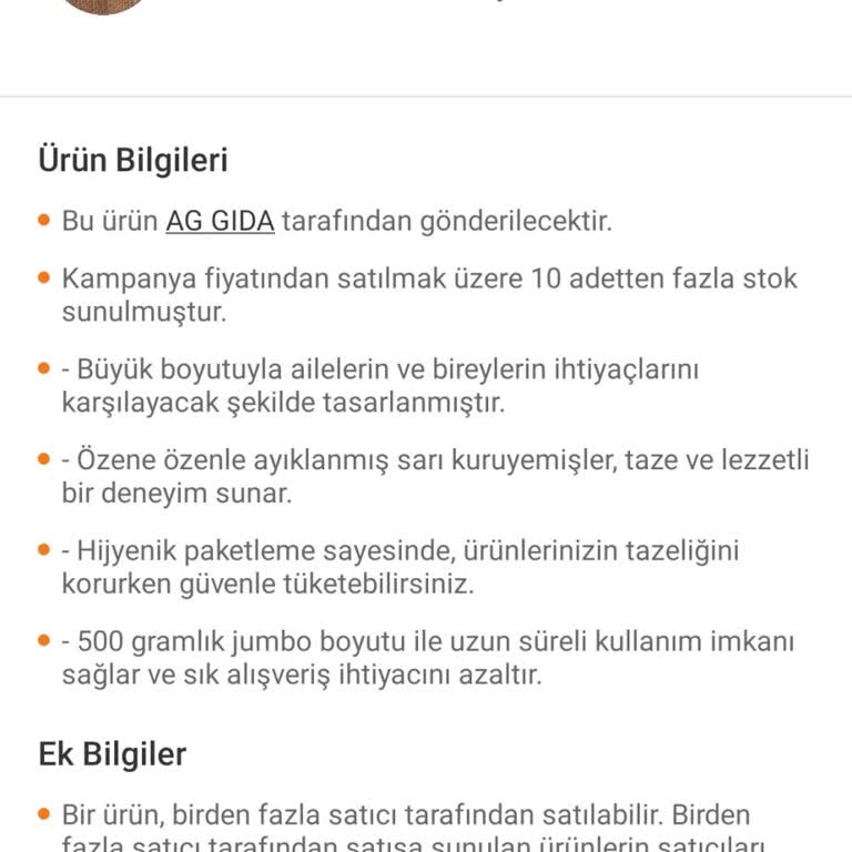 Trendyol Siparişimde Eksik Gramaj Gönderildi Mağduriyetim Giderilmedi