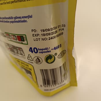 Asperox Sparx Diamond Bulaşık Tabletinde Kalite Sorunu Ve Sararma Problemi