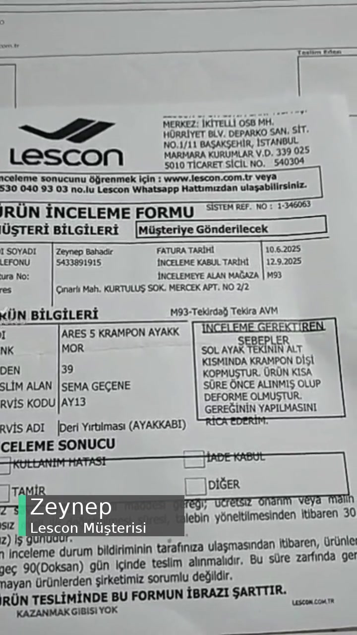 Lescon Krampon Hayal Kırıklığı videonun kapak resmi
