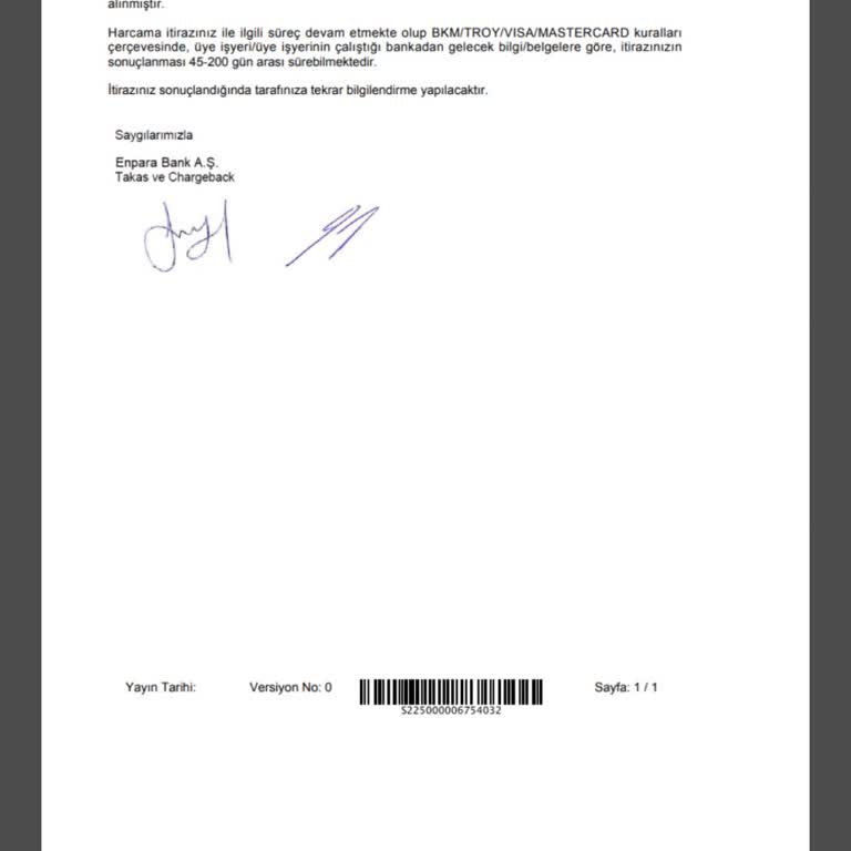 Bilgim Dışında Yapılan Yüksek Tutarli Harcama İçin Acil Çözüm Talebi