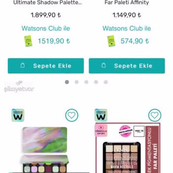 Watsons Nyx Far Paleti
