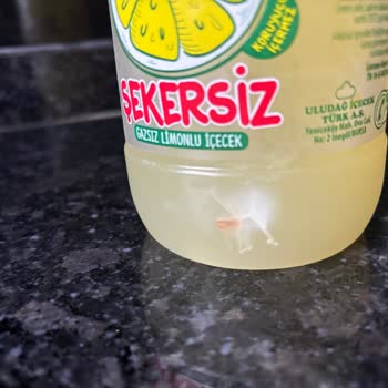 Uludağ Şekersiz Limonata'da Son Kullanma Tarihi Öncesi Bozulma Ve Beyaz Parçalar