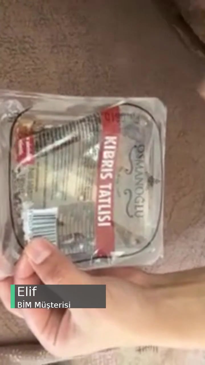 BİM Osmanoğlu Kıbrıs Tatlısından Kıl Çıktı! videonun kapak resmi