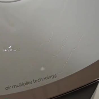Dyson Hava Temizleyici Üzerinde Çatlak