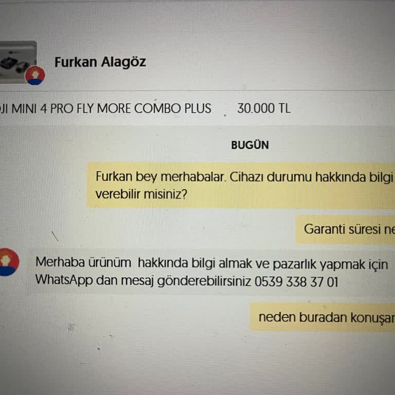 Sahte İlan Ve Ödeme Sonrası Yaşanan Mağduriyet