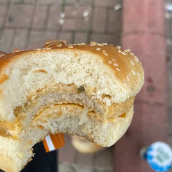 Burgerin İçinden Lastik Gibi Madde Çıktı, Hayal Kırıklığına Uğradım
