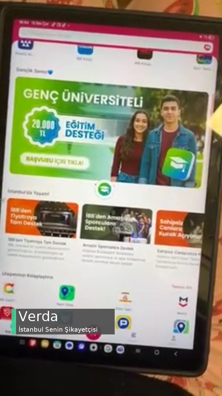 İstanbul Senin Genç Üniversiteli Burs Başvuru Sorunu videonun kapak resmi
