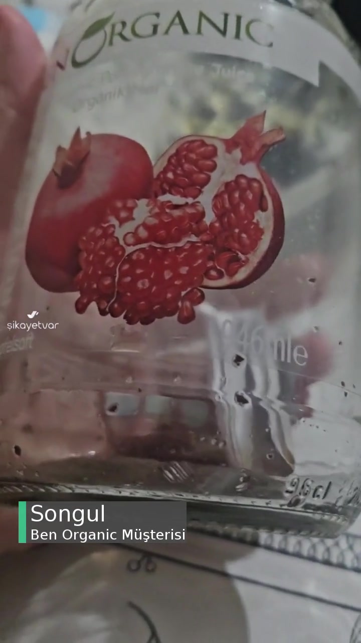 Ben Organic Asla Bir Daha Almam videonun kapak resmi